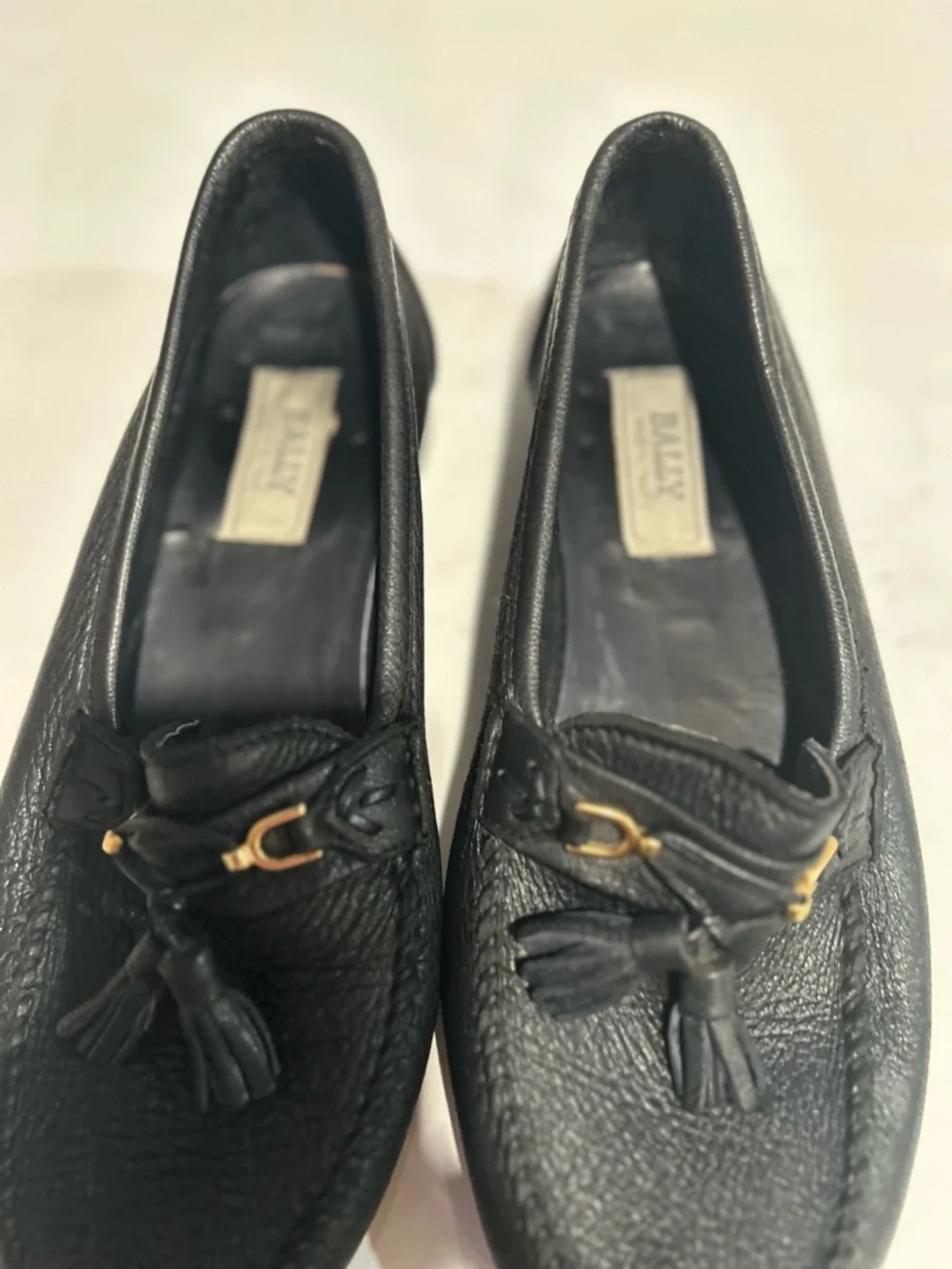 Bally Black Leather Tassel Bit Loafers - Picture 16 of 16